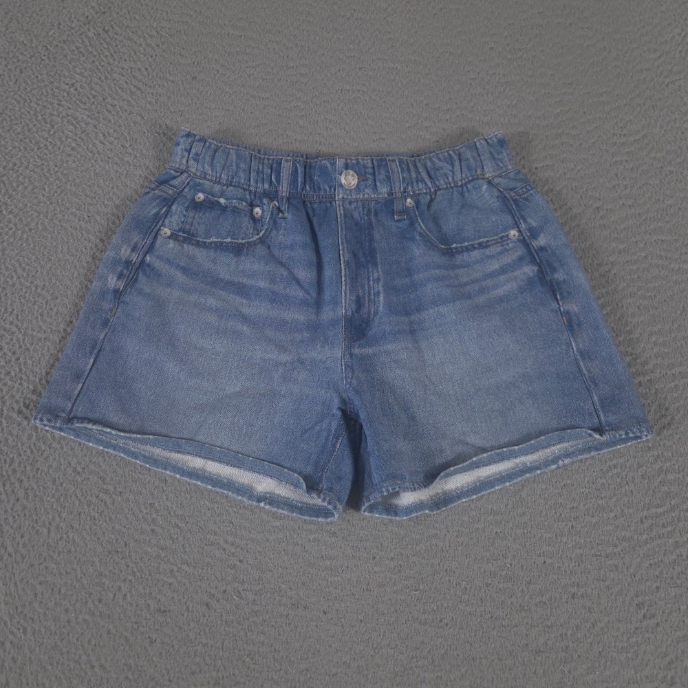 Rag & Bone Shorts Womens Small Blue Miramar Walking Print French Terry Cotton